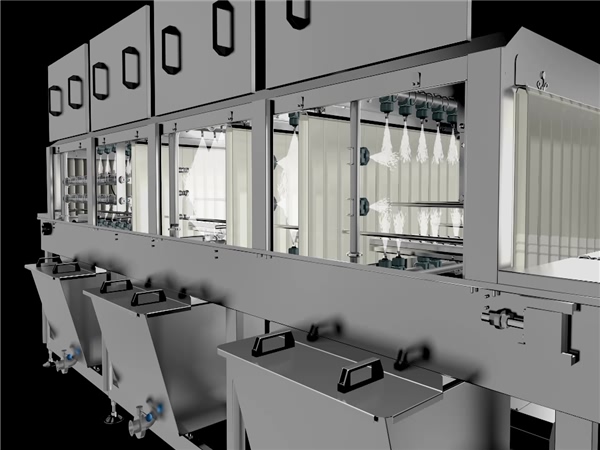 洗筐機，泡菜筐子清洗機，醬菜筐子清洗機，