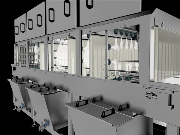 洗筐機，泡菜筐子清洗機，醬菜筐子清洗機，