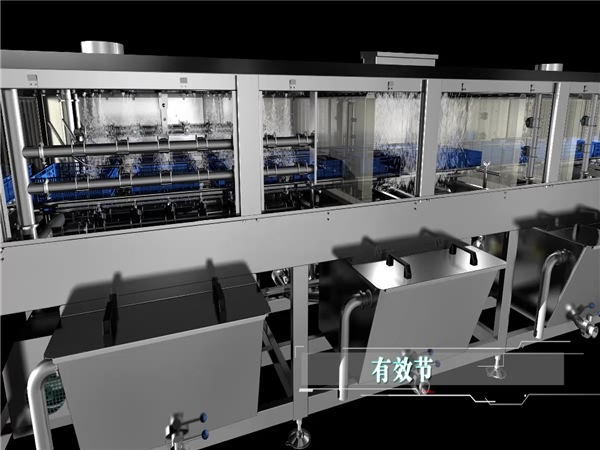 全自動(dòng)洗框機(jī)直銷(xiāo)，周轉(zhuǎn)箱清洗機(jī)，食品專(zhuān)用消毒洗筐機(jī)